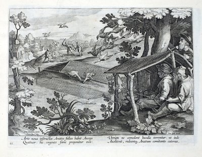A new method for hunting ducks, illustration from 